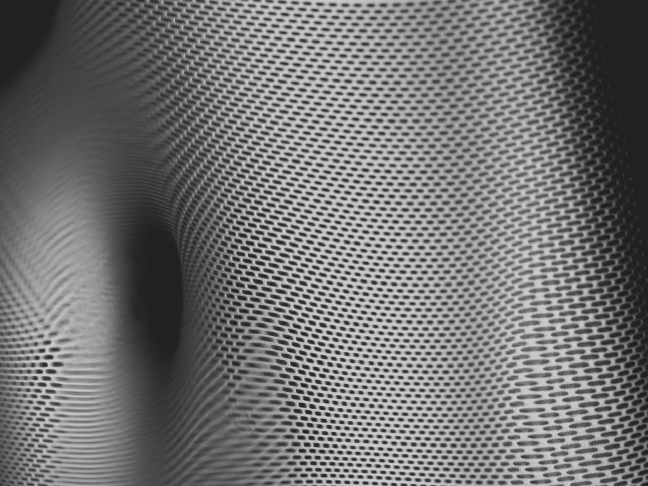 Uma imagem de uma superfície metálica